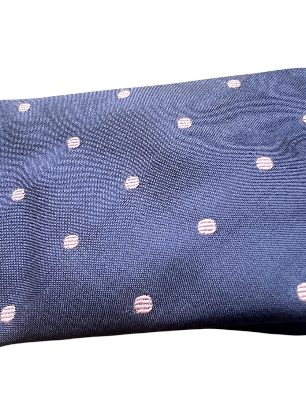 Pierre Cardin 100% Silk Tie Purple Pink Polka Dots Office Intern Retro Vintage - Picture 4 of 6